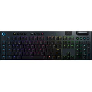Logitech G G915 Gaming Keyboard - Wireless Connectivity - USB Interface - RGB LED - Scroll Wheel - Portuguese - Carbon - M