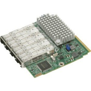 Supermicro 10G 以太网卡 用于 服务器 - 10GBase-X - 4 端口 - 光纤