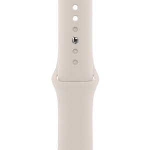 Apple 可调节 智能表带 - 正常 - 扣针式 Attachment - 星光色 - 氟橡胶