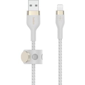Belkin BoostCharge Pro Flex 2,99 m Lightning/USB Datentransferkabel - Cable for iPhone, iPad, iPod, iPad Pro, iPad Air, iP