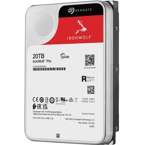 Seagate IronWolf Pro ST20000NE000 20 TB Hard Drive - 3.5" Internal - SATA (SATA/600) - Conventional Magnetic Recording (CM