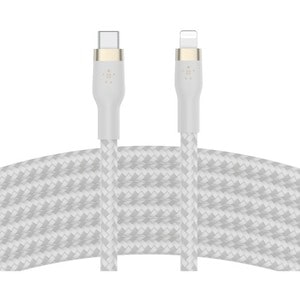 Belkin BoostCharge Pro Flex 2,99 m Lightning/USB-C Datentransferkabel - Cable for iPhone, iPad, iPod, iPad Air, iPad Pro, 