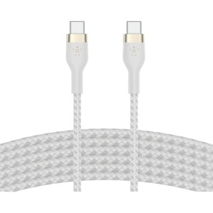 Belkin BOOST↑CHARGE PRO Flex 3 m USB-C Datentransferkabel - Cable for iPad Pro, iPad mini, iPad Air, Tablet, Smartphone, N