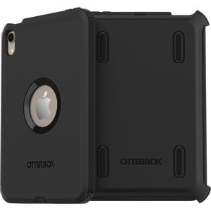 OtterBox Defender Carrying Case (Holster) Apple iPad mini (6th Generation) Tablet, Apple Pencil - Black - Drop Resistant, 