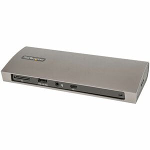 StarTech.com Thunderbolt 4 Dock, 96W Power Delivery, Single 8K / Dual Monitor 4K 60Hz, 3x TB4/USB4 ports, 4x USB-A, SD, Gb