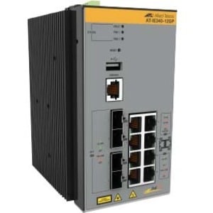 Allied Telesis IE340-20GP Layer 3 Switch - 8 Ports - Manageable - Gigabit Ethernet - 10/100/1000Base-T, 100/1000Base-X - 3