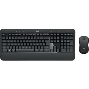 Logitech MK540 键盘鼠标 - 英文（美国） - USB 柱塞 无线 RF 键盘 - 107 按键 - USB 无线 RF 鼠标 - 光学 - 1000 dpi - 滚轮 - 对称 - 兼容 PC