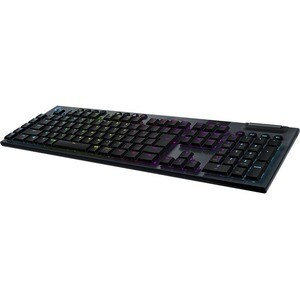 Logitech G G913 坚固耐用 游戏键盘 - 无线 连接 - USB 接口 - RGB LED - 英文 - 黑 - 机械 按键开关 - 蓝牙 - 播放/暂停, 音量控制, 静音, G 键, 媒体中心, 音量控制 热键 - 铬操作系统