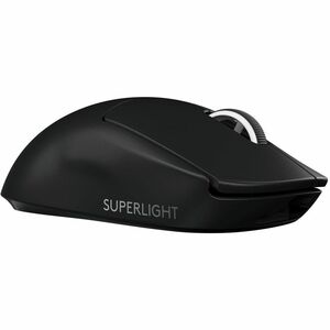 Logitech G PRO X SUPERLIGHT 游戏鼠标 - USB - 5 按钮 - 黑 - 有线/无线 - 可充电 - 25600 dpi