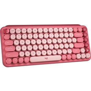 Logitech POP Keys 键盘 - 无线 连接 - 机械 按键开关 - 蓝牙 - 5.1 - 10 m - 铬操作系统 - 计算机, 平板, 智能电话, iPad - PC, Mac - AAA 支持的电池尺寸