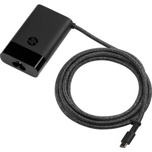 HP 65 W AC适配器 - 1 包 - 通用适配器Space- 用于 笔记本电脑, 移动工作站, Chromebook - 120 V AC 输入 - 8 A - 黑