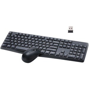 HP CS 10 键盘鼠标 - USB 无线 键盘 - 键盘/键盘颜色: 黑 - USB 无线 鼠标 - 滚轮 - 指点设备颜色: 黑