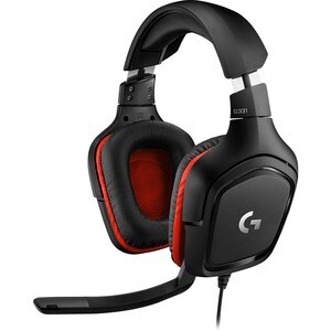Logitech G G331 有线 头戴式 立体声 游戏用头戴式耳机 - 双声道 - 耳罩 - 39 欧姆 - 20 Hz 到 20 kHz - 200 cm 线缆 - 心形麦克风, 单向 麦克风