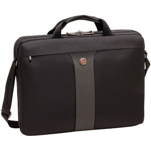 Wenger Legacy 67444140 Carrying Case for 17" Notebook - Black - Tear Resistant Shoulder Strap, Damage Resistant, Shock Res