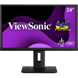ViewSonic Graphic VG2440 59,9 cm (23,6 Zoll) Full HD LED-Monitor - 16:9 Format - Schwarz - 609,60 mm Class - MVA-Technolog