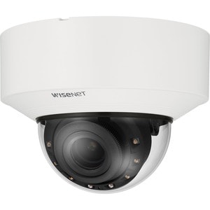 Wisenet XNV-C6083R 2 Megapixel Full HD Network Camera - Color - Dome - White - 131.23 ft Infrared Night Vision - H.265, H.