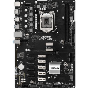 Q270 PRO BTC+ MINING MAINBOARD SOCKET 1151 12X PCIE