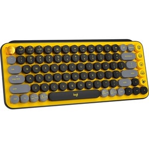 Logitech POP Keys Keyboard - Wireless Connectivity - Blast - Mechanical Keyswitch - Bluetooth - 5.1 - 10 m Emoji Hot Key(s