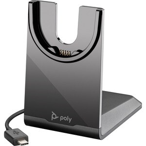 Poly Com fios Berço para Fone de ouvido Bluetooth - Capacidade de carregamento - USB Tipo C