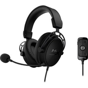 HyperX Cloud Alpha S Wired Over-the-ear, Over-the-head Stereo Gaming Headset - Black - Binaural - Circumaural - 10 Hz to 2