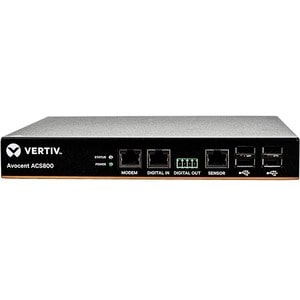 VERTIV ACS Servidor do dispositivo - 1000 MB - DDR3 SDRAM - Cabo de par entrançado - 2 x Rede (RJ-45) x USB - 2 x Porta de