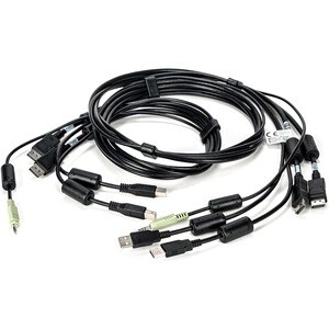 Vertiv AVOCENT 1.83 m Cabo KVM - Cable for Teclado/Rato, Coluna, Interruptor KVM, Dispositivo de áudio