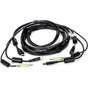 VERTIV 3.05 m Cabo KVM - Cable for Interruptor KVM, Rato, Teclado, Dispositivo de áudio