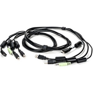 Vertiv AVOCENT 1.83 m Cabo KVM - Cable for Teclado/Rato, Coluna, Dispositivo áudio/vídeo, Interruptor KVM - Primeira extre