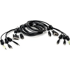 Vertiv AVOCENT 1.83 m Cabo KVM - Cable for Interruptor KVM, Posto de trabalho, Dispositivo de áudio