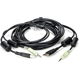 Vertiv AVOCENT 3.05 m Cabo KVM - Cable for Comutador, Teclado, Rato, Dispositivo de áudio