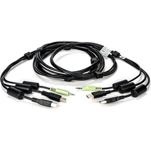 Vertiv AVOCENT 3.05 m Cabo KVM - Cable for Comutador, Teclado, Rato, Dispositivo de áudio