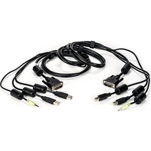 VERTIV 1.83 m Cabo KVM - Cable for Interruptor KVM, Posto de trabalho, Teclado/Rato - Primeira extremidade: USB, Áudio