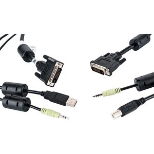 Vertiv AVOCENT 3.05 m Cabo KVM - Cable for Teclado/Rato, Interruptor KVM, Posto de trabalho, Dispositivo de áudio - Primei