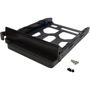 QNAP TRAY-35-NK-BLK04 Adaptador Drive Bay para 3.5" Interno - Preto - 1 x Total Bay - 1 x Baía de 2,5 "/ 3,5"