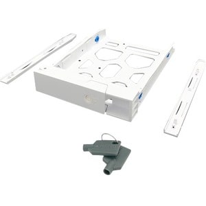 QNAP TRAY-35-WHT01 Adaptador Drive Bay Interno - Branco - 1 x HDD suportado - 1 x Total Bay - 1 x Baía de 3.5" - Plástico