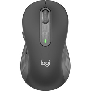 Logitech Signature M650 L Mouse - Bluetooth/Radio Frequency - USB - Optical - 5 Button(s) - 5 Programmable Button(s) - Gra