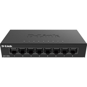 D-Link 8-Port Gigabit Ethernet Metal Housing Unmanaged Switch. Switch type: Unmanaged. Basic switching RJ-45 Ethernet port
