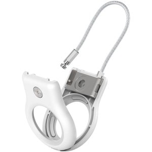 Belkin AirTag, Remote Control, Key, Luggage Asset Tracking Tag Loop - Plastic - White