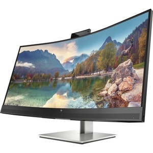 HP E34m G4 34 Zoll Class Webcam WQHD Gekrümmter Bildschirm LCD-Monitor - 21:9 Format - 86,4 cm (34 Zoll) Viewable - Vertic
