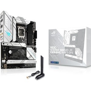 Asus ROG Strix B660-A GAMING WIFI D4 Gaming Desktop Motherboard - Intel B660 Chipset - Socket LGA-1700 - Intel Optane Memo