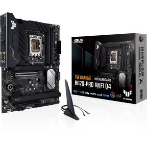 TUF GAMING H670-PRO WIFI D4 Gaming Desktop Motherboard - Intel H670 Chipset - Socket LGA-1700 - Intel Optane Memory Ready 