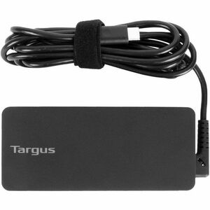 Targus APA107EU 65 W AC Adapter - 1 USB Type-C - For USB Type C Device, Notebook, Tablet, Phone - 1.80 m Cable - Black