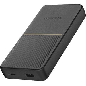 OtterBox Power Bank - Black - 20000 mAh - 3 A - 5 V DC, 9 V DC, 12 V DC Output - 5 V, 9 V, 12 V Input - 2 x USB - Black