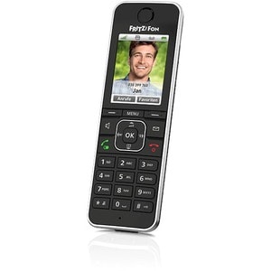 AVM FRITZ!Fon C6 Black - German edition Cordless - DECT - 300 Phone Book/Directory Memory - Yes - 16Hour Battery Talk Time