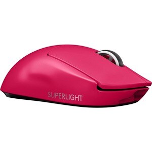 Logitech G PRO X SUPERLIGHT Gaming Mouse - USB - Optical - 5 Button(s) - Pink - Cable/Wireless - 25600 dpi
