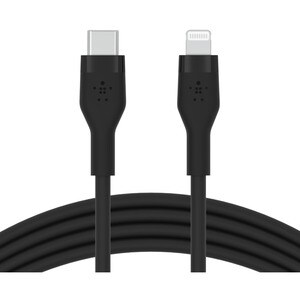 BELKIN BOOST CHARGE CABLE USB-C TO LTG SILICONE 2M BLACK