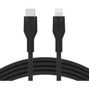 BELKIN BOOST CHARGE LIGHTNING TO USB-C SILICONE CABLE 3M BLACK