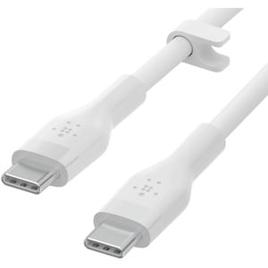 BELKIN BOOSTCHARGE USB-C TO C 2.0 SILICONE CABLE 3M WHITE