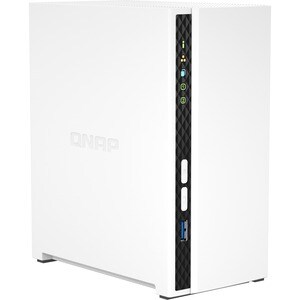 QNAP TS-233 2 x Total Bays SAN/NAS Storage System - 4 GB Flash Memory Capacity Cortex A15 2 GHz - 2 GB RAM Tower - 0 x HDD