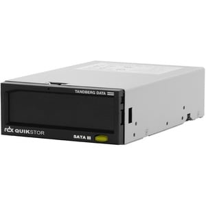 Overland RDX QuikStor Drive Enclosure for 3.5" - Serial ATA/600 Host Interface Internal - Black - 1 x HDD Supported - 1 x 